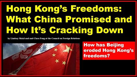Hong Kong’s Freedoms: What China Promised and .
